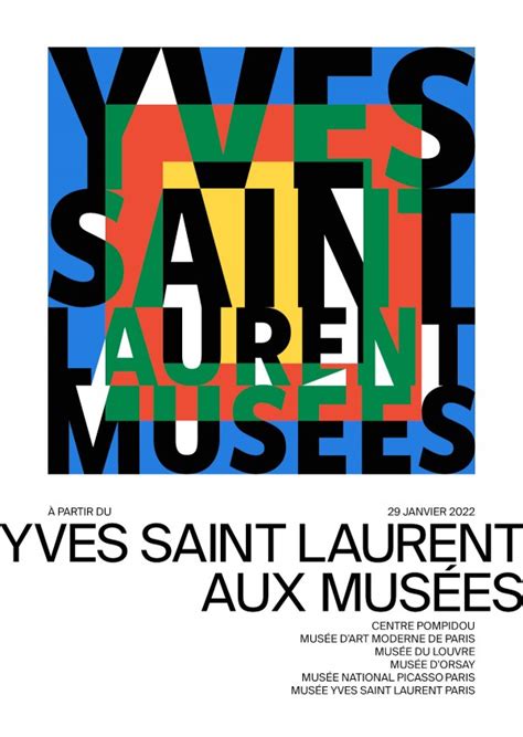 yves saint laurent centre pompidou